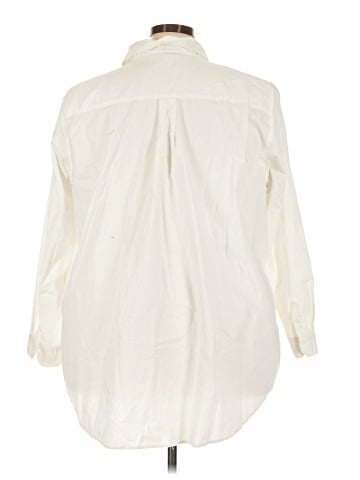 Lane Bryant Long Sleeve Button-Down Shirt (view 2)