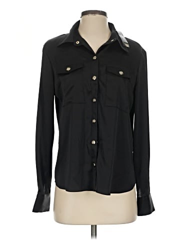 White House Black Market Long Sleeve Blouse (view 1)