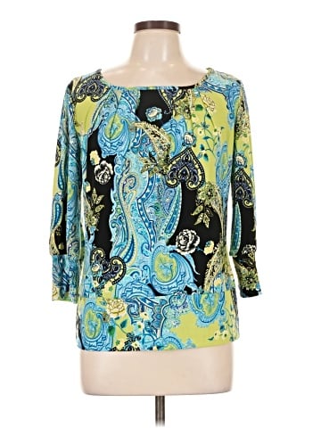 Saint Tropez West 3/4 Sleeve Blouse (view 1)