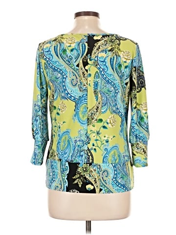 Saint Tropez West 3/4 Sleeve Blouse (view 2)