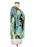 Saint Tropez West Teal 3/4 Sleeve Blouse Size L - photo 4