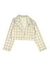 Shein 100% Polyester Print Ivory Blazer Size 8 - photo 1