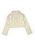 Shein 100% Polyester Print Ivory Blazer Size 8 - photo 2