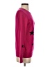 Hobbs London Stars Pink Wool Pullover Sweater Size M - photo 4
