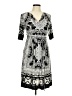 Sunny Leigh Paisley Gray Casual Dress Size M - photo 1