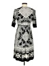 Sunny Leigh Paisley Gray Casual Dress Size M - photo 2