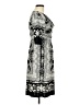 Sunny Leigh Paisley Gray Casual Dress Size M - photo 4