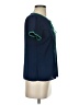 Timing Teal Short Sleeve Blouse Size S - photo 4