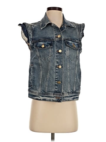 Express Denim Vest (view 1)