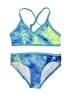 Lands' End Tie-dye Blue Two Piece Swimsuit Size 6 - photo 1