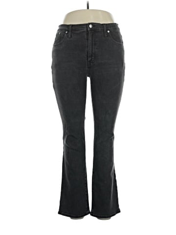 Madewell Tall Kick Out Crop Jeans in Starkey Wash (view 1)
