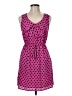 Bebop 100% Polyester Polka Dots Pink Casual Dress Size M - photo 1