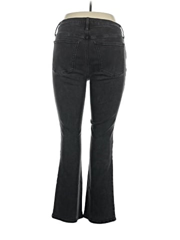 Madewell Tall Kick Out Crop Jeans in Starkey Wash (view 2)