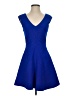 Sugar Lips 100% Polyester Solid Blue Cocktail Dress Size S - photo 1