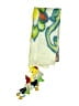 Michael Stars 100% Viscose Tropical Graphic Tie-dye Green Scarf One size - photo 2