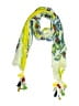 Michael Stars 100% Viscose Tropical Graphic Tie-dye Green Scarf One size - photo 1