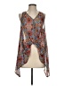 Lily White 100% Polyester Brown Sleeveless Blouse Size S - photo 1