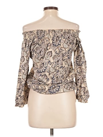 Papaya 3/4 Sleeve Blouse (view 2)