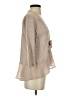 August Silk Tan Cardigan Size S - photo 4
