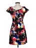 Milly Tie-dye Brown Casual Dress Size 0 - photo 2