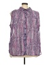 Attention 100% Polyester Purple Sleeveless T-Shirt Size 3X - photo 1