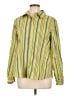White Stag Stripes Yellow Long Sleeve Blouse Size L - photo 1