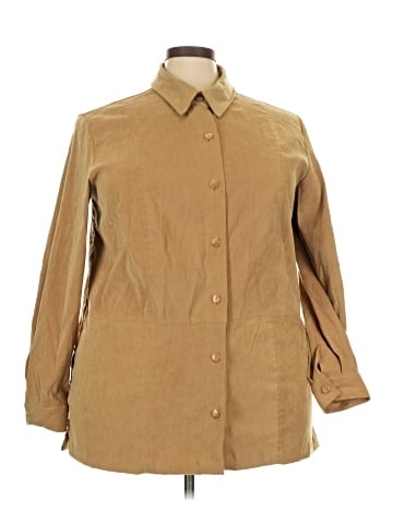 Cherokee 3/4 Sleeve Button-Down Shirt (view 1)