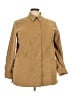 Cherokee Tan 3/4 Sleeve Button-Down Shirt Size 22 - photo 1