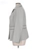 Le Suit 100% Polyester Houndstooth Gray Blazer Size 14 - photo 5