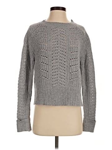 Aqua Cashmere Pullover Sweater (view 1)