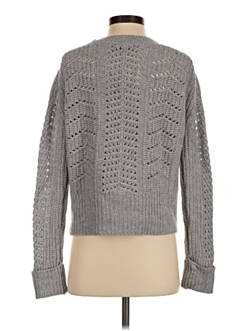Aqua Cashmere Pullover Sweater (view 2)