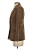 Ebossy 100% Polyester Tweed Brown Blazer Size XS - photo 5