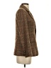 Ebossy 100% Polyester Tweed Brown Blazer Size XS - photo 4