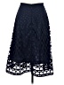 J.Crew Hearts Blue Formal Skirt Size 2 - photo 2