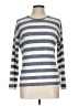 Nine 1 Eight Stripes Silver Pullover Sweater Size L - photo 1