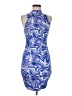 Forever 21 Graphic Blue Cocktail Dress Size M - photo 1