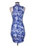 Forever 21 Graphic Blue Cocktail Dress Size M - photo 2