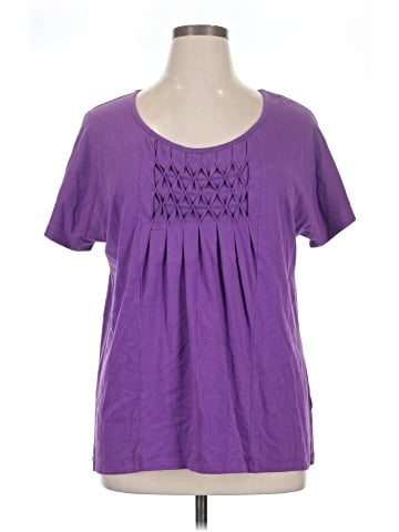 Just My Size Short Sleeve Blouse (view 1)