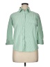 IZOD Green 3/4 Sleeve Button-Down Shirt Size XL - photo 1