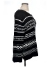 White Stag 100% Acrylic Print Black Pullover Sweater Size 16 - photo 4