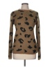 Harve Benard Animal Print Brown Pullover Sweater Size M - photo 1