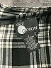 First Option Plaid Black Casual Skirt Size 8 - photo 4