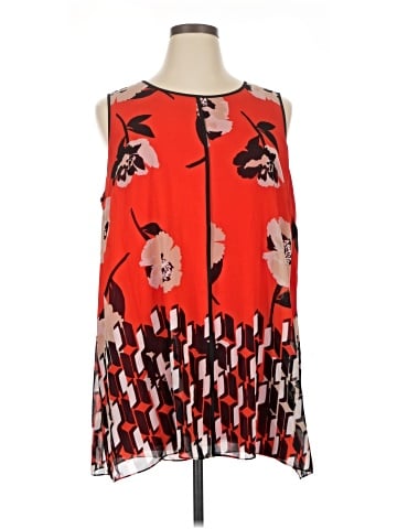 Calvin Klein Sleeveless Blouse (view 1)