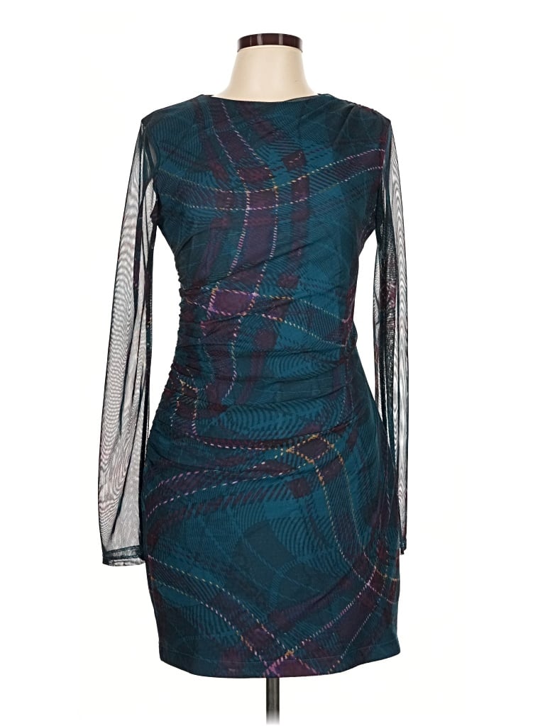Pre-owned Siena Cocktail Dress In Teal