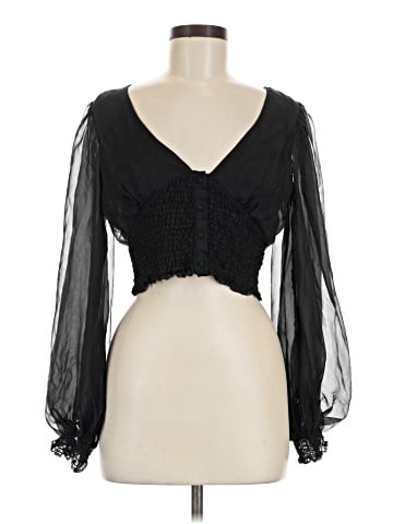 Peach 3/4 Sleeve Blouse (view 1)