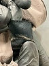 Meg Solid Gray Brown Jumpsuit Size L - photo 5