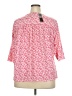 Belldini 100% Polyester Pink 3/4 Sleeve Blouse Size 2X - photo 2