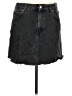 Topshop Black Denim Skirt Size 8 - photo 1
