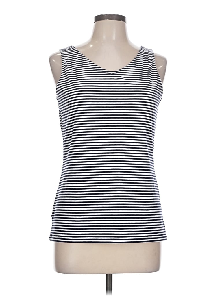 Pre-owned Unbranded Tank Top Black Strapless Neckline Tops