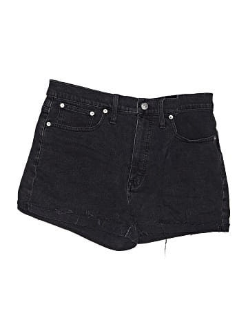 Madewell High-Rise Denim Shorts in Lunar Wash (view 1)